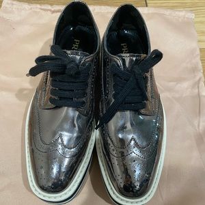 Prada Oxford platform shoes size34 women